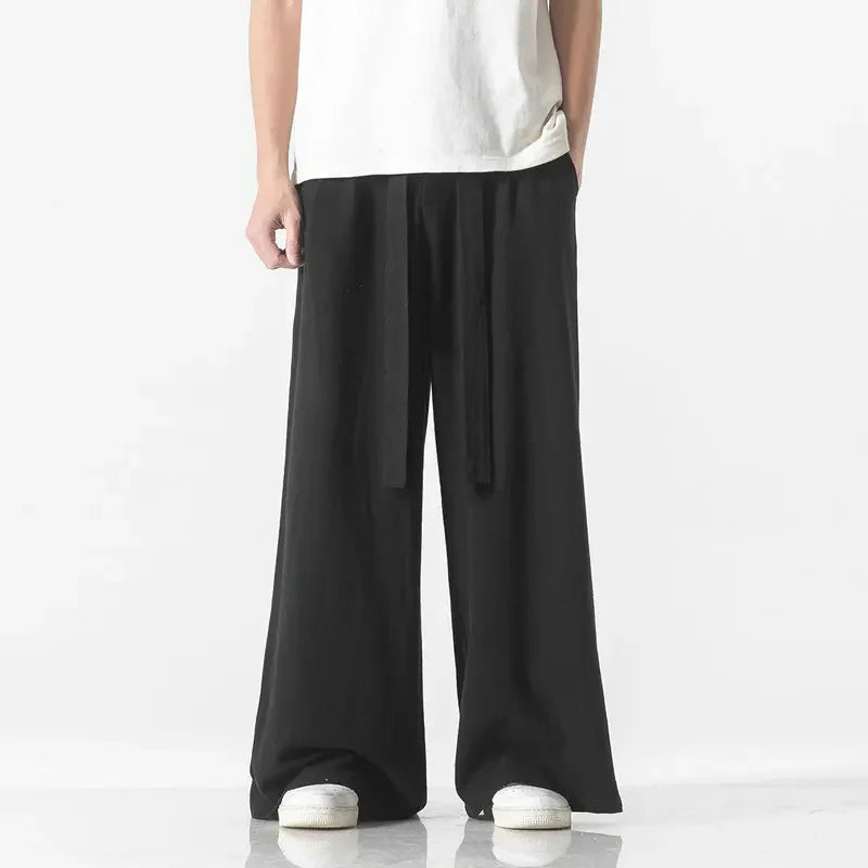 Jax Cotton Linen Joggers