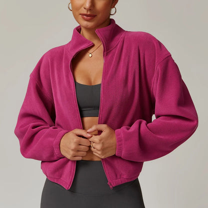 Monterey Cropped Fleece Sweater