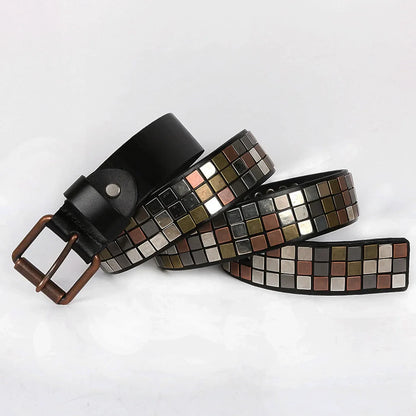 Gridlock Genuine Leather Belt