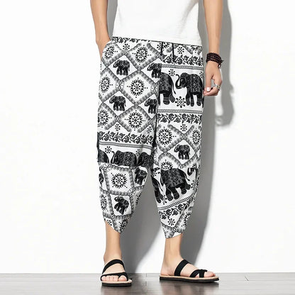 Indigo Cropped Pants