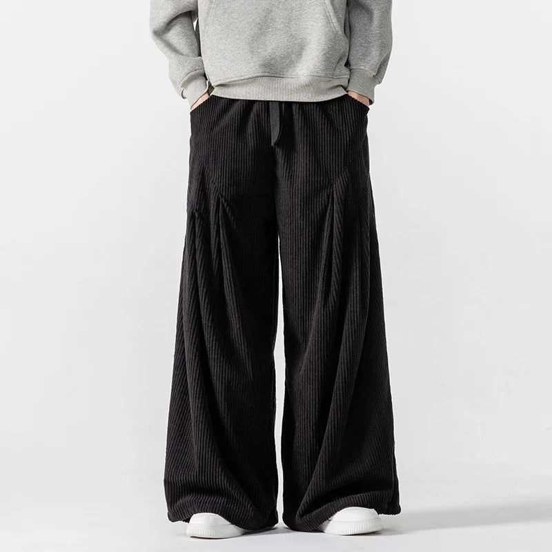 Wade Wide-Leg Corduroy Joggers