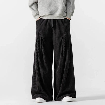 Wade Wide-Leg Corduroy Joggers