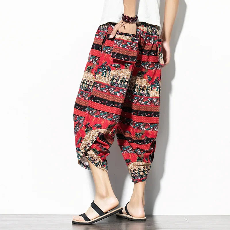 Indigo Cropped Pants