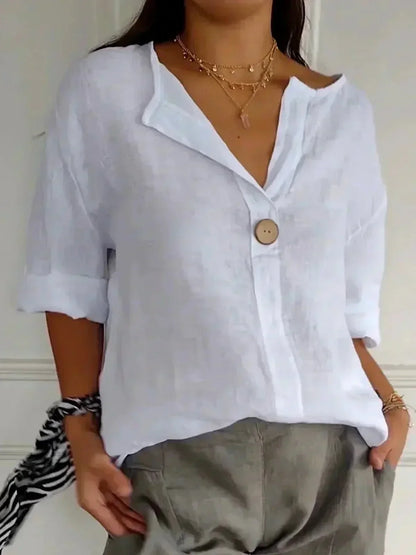 Carmel Relaxed Linen Top