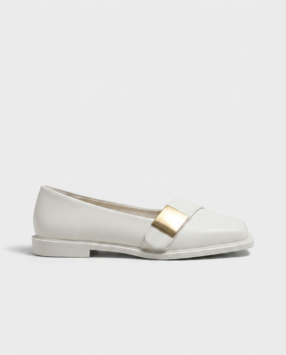 Laurel Square-Toe Loafers