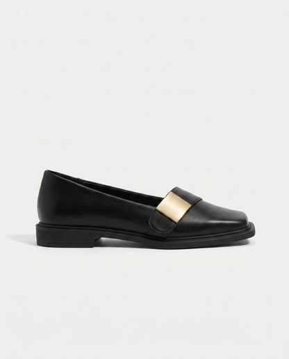 Laurel Square-Toe Loafers