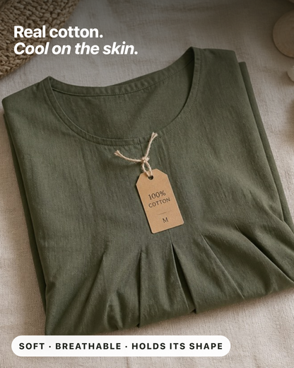 Bayside Cotton Pocket Dress